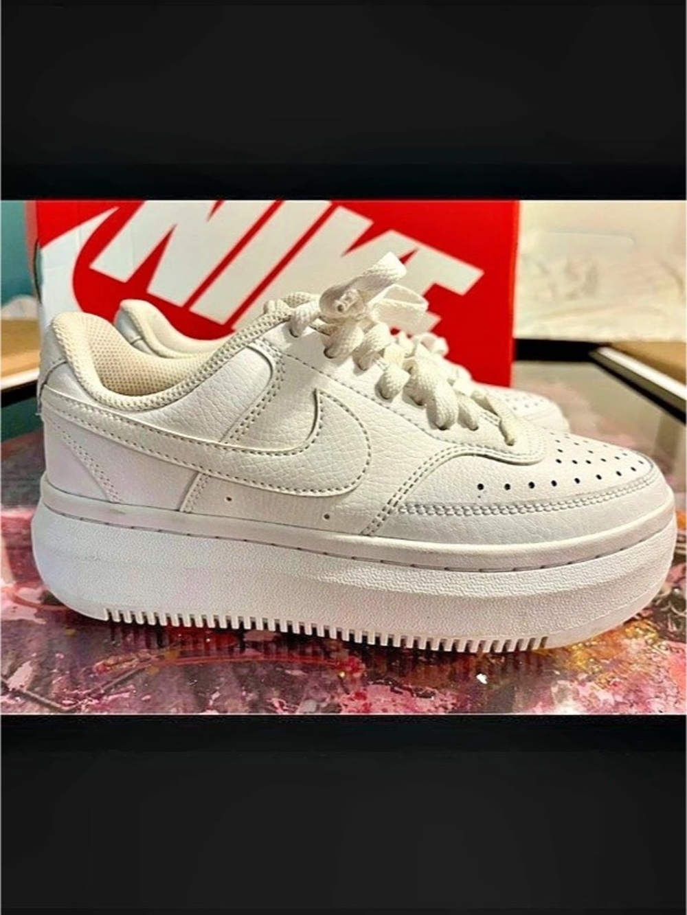 Nike Air Force 1 White Sneakers US 5
